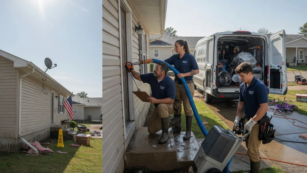 Ceiling Water Damage Restoration in Jamestown, ND near me